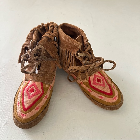 Zara Native Toddler Suede Boots Size 28/29 (10.5). - Picture 5 of 8